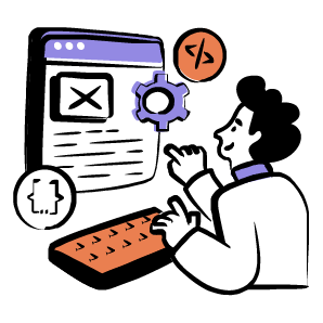 Custom website development solutions including mobile development, desktop development, and advanced functionality.