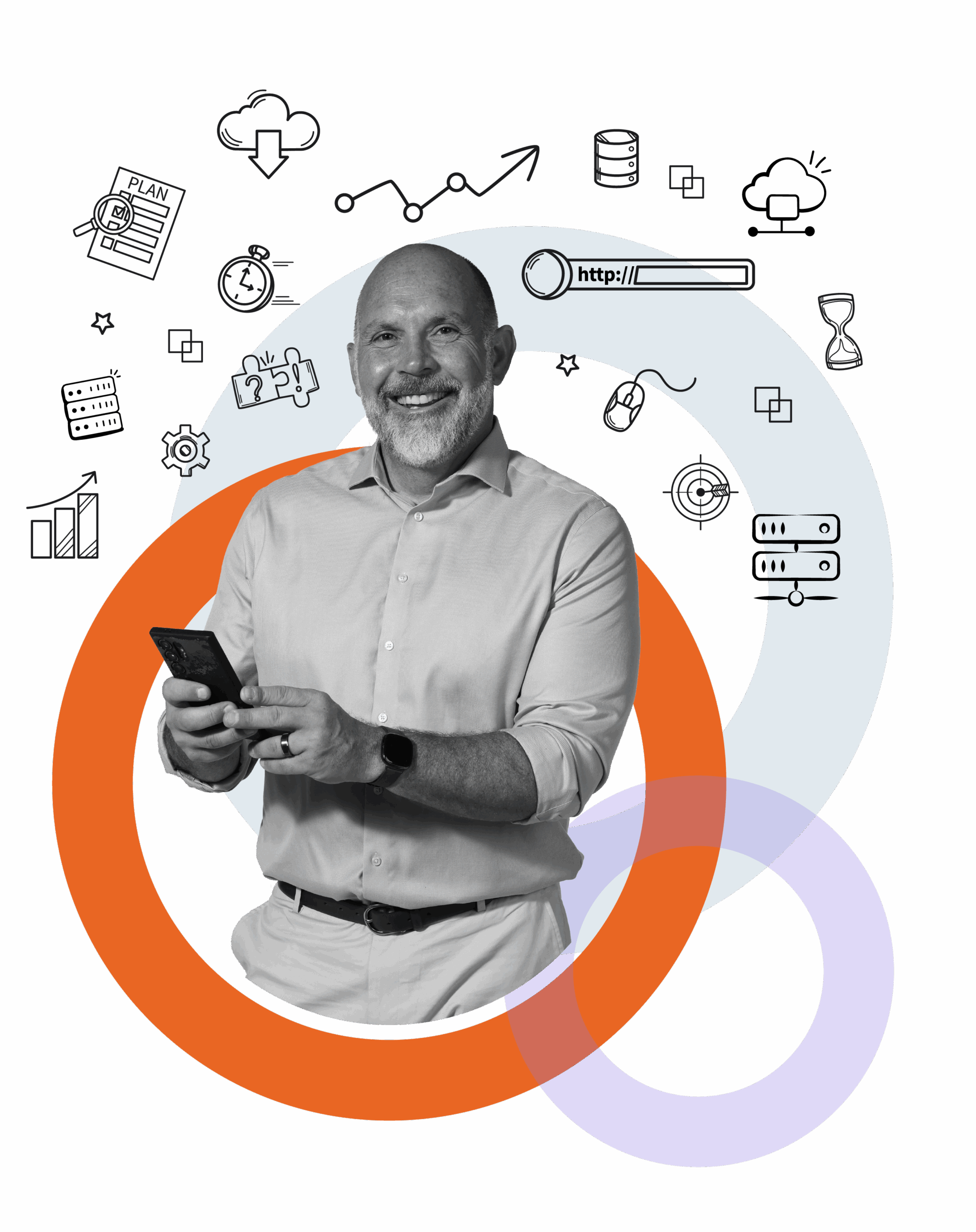 Gerald Stanley highlighting Imavex expertise in website design, WordPress development, and reliable website hosting services.